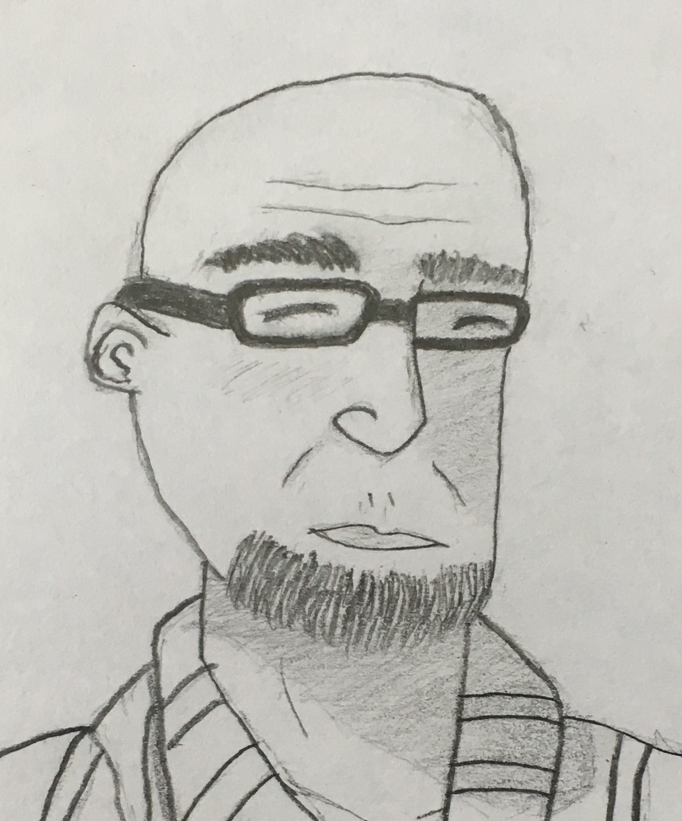 Author Sketch of Michael Dudley